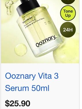Vita 3 Brightening Serum - Light Green